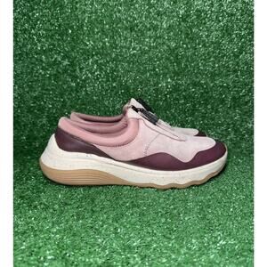 Clarks Collection Women’s Jaunt Way Pink Slip-On Sneakers Walking Shoes‎ Size 8